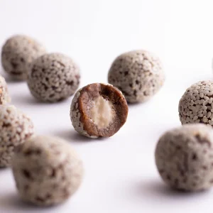 ترافل خرما با مغز ارده